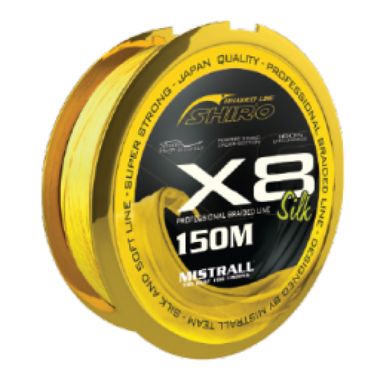 SHIRO Silk X8 Fluo 150m 0,25mm 