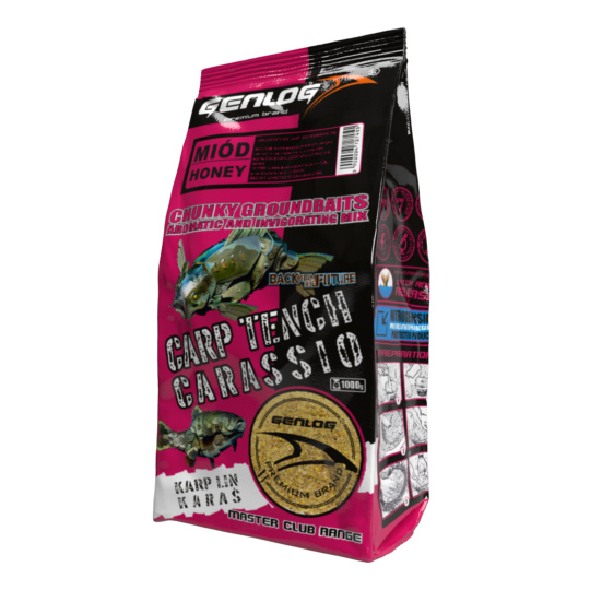 KRMNÁ SMĚS CARP TENCH CARRASIO VANILLA-HONEY / VANILKA MED 1kg