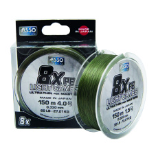 ASSO PE 8X Light Games 150m 0,148mm 16lb GREEN