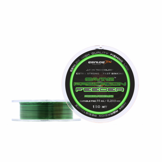 GENLOG VLASEC CAMO PROGREEN FEEDER 0,203mm 150m