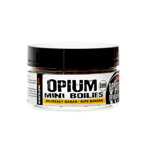 OPIUM MINI BOILIES SINKING 8mm RIPE BANANA / ZRALÝ BANÁN 60ml