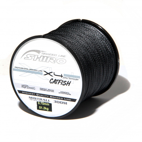 SHIRO BLACK CATFISH 300m 0,70mm 51,2kg