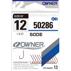 Háček Owner SODE s lopatkou, bal. 12ks, vel.10 