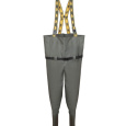 PROS - Prsačky SBT01 PVC se stahovacím opaskem zel.,vel. 39