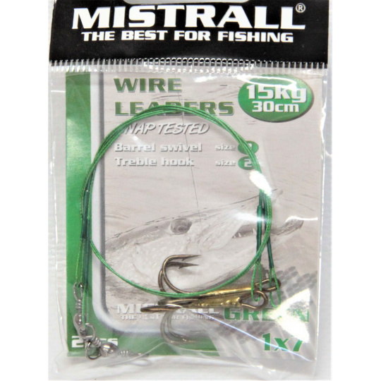 MISTRALL Green 1x7  30cm, 15kg(2ks)+trojhák