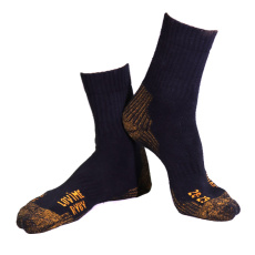 LOVÍME RYBY - Ponožky zimní vel. 30 - 31, oranžovo/černé